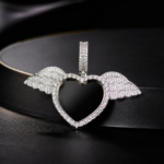 Winged Heart Picture Pendant
